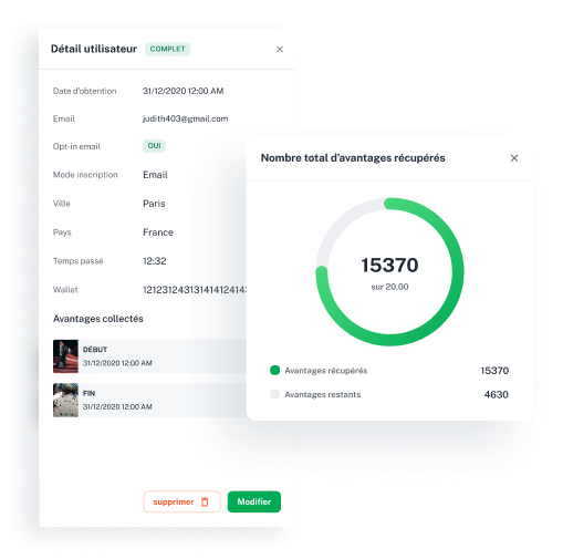 laCollection3.0 CRM dashboard